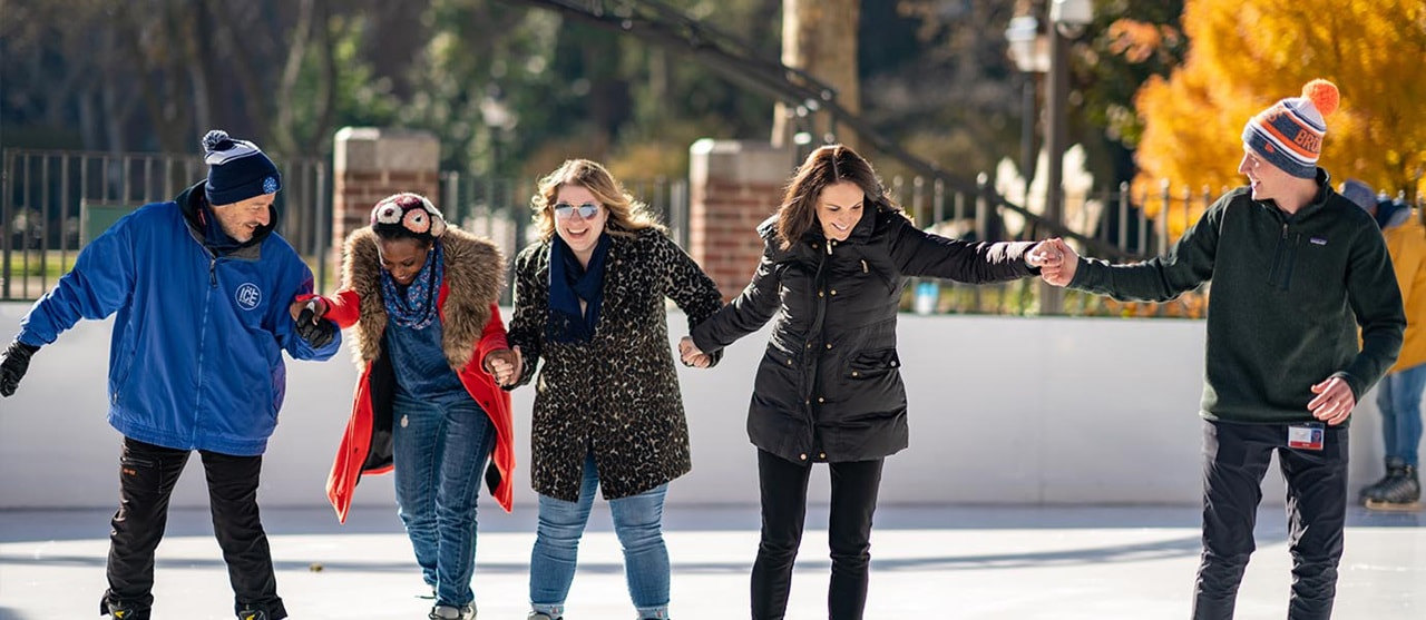 Beam  Resident Services Team Ice Skating