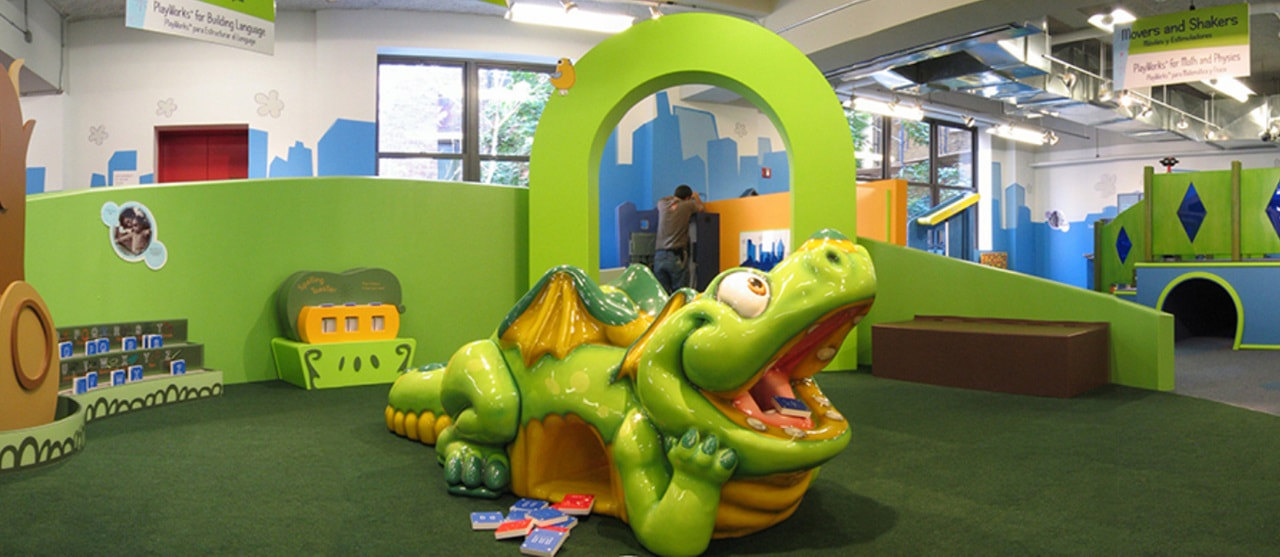 Kids Play Area with Alligator